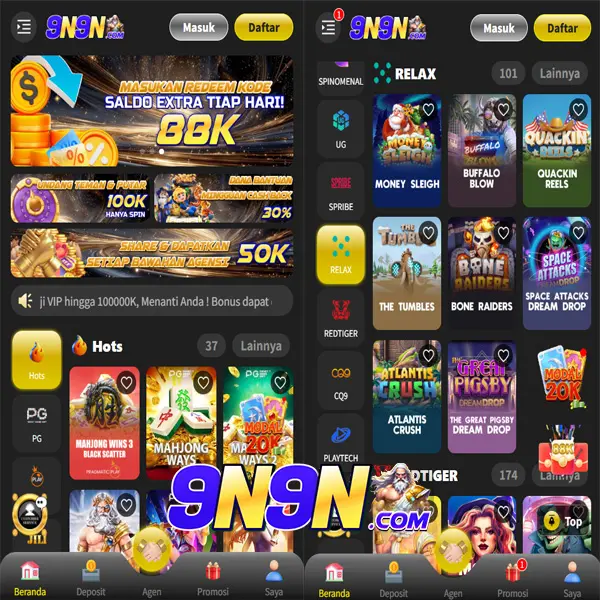 9n9n Masuk - 9n9n Resmi